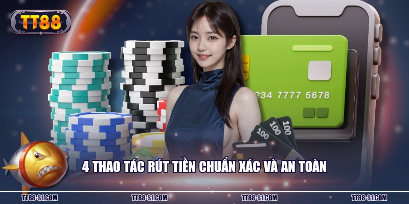 4 thao tác rút tiền chuẩn xác và an toàn