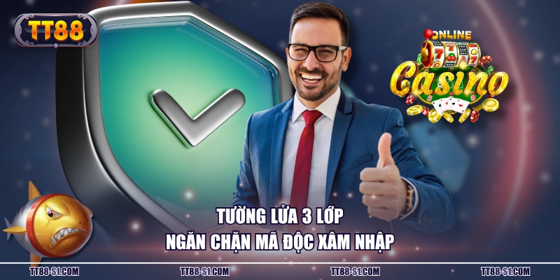 Tường lửa 3 lớp ngăn chặn mã độc xâm nhập